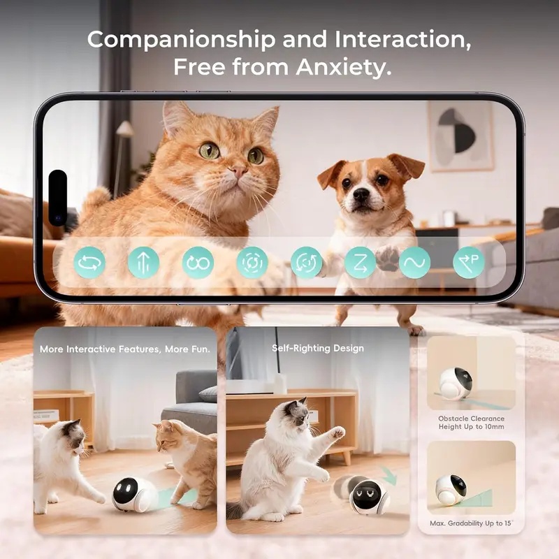 Movable Indoor Pet Robot Camer - Home Security Robot 评论和价格