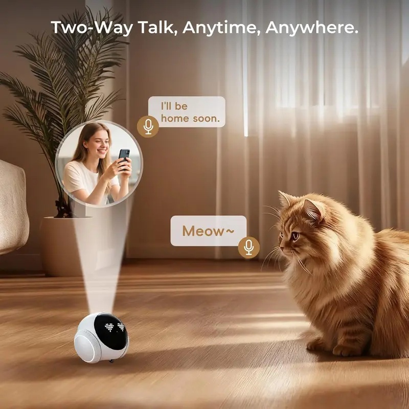 Movable Indoor Pet Robot Camer - Home Security Robot 评论和价格