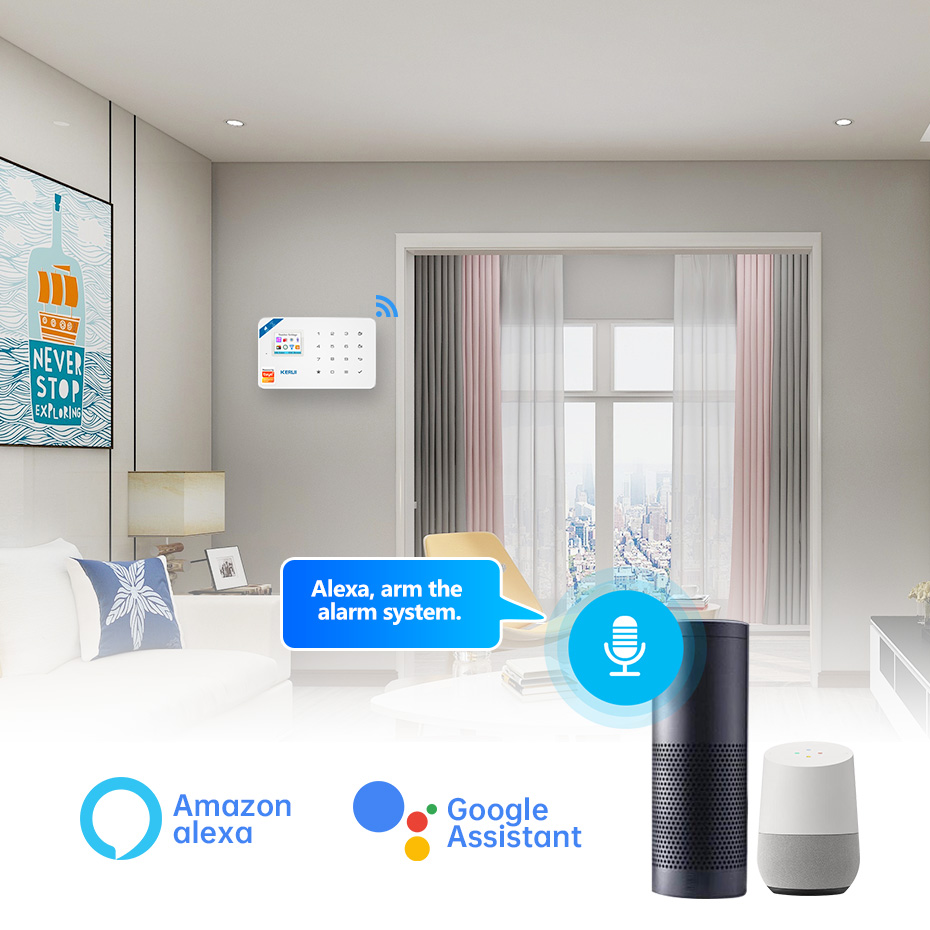 KERUI Security Alarm System Ki - Sim Gsm Alarm 评论和价格