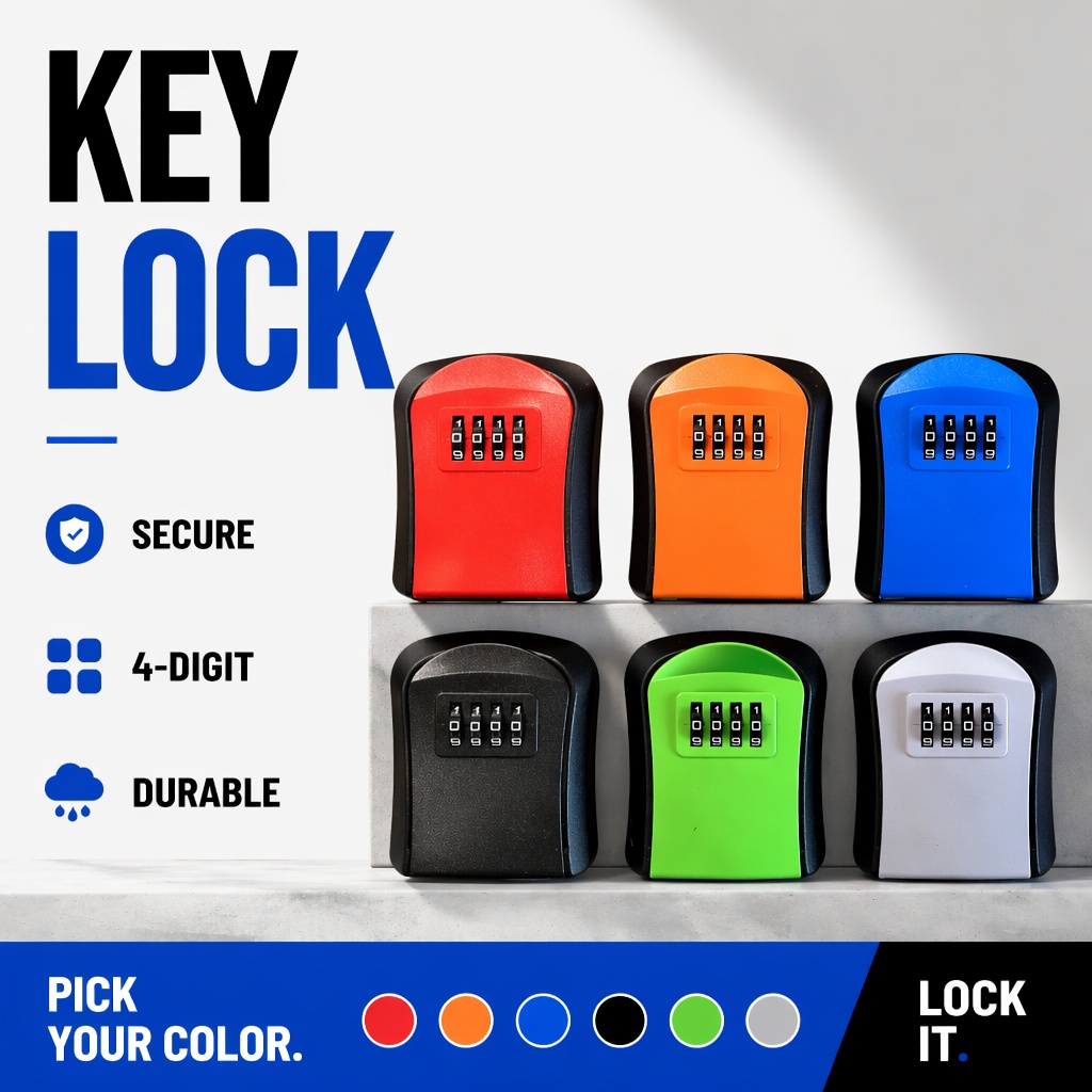 Wall Mount Waterproof Key Stor - Home Security Box 评论和价格
