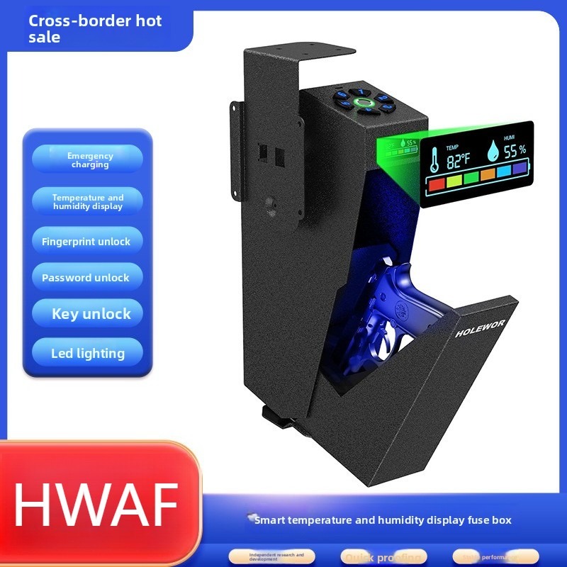 Smart Fingerprint Handgun Safe - Home Security Box 评论和价格